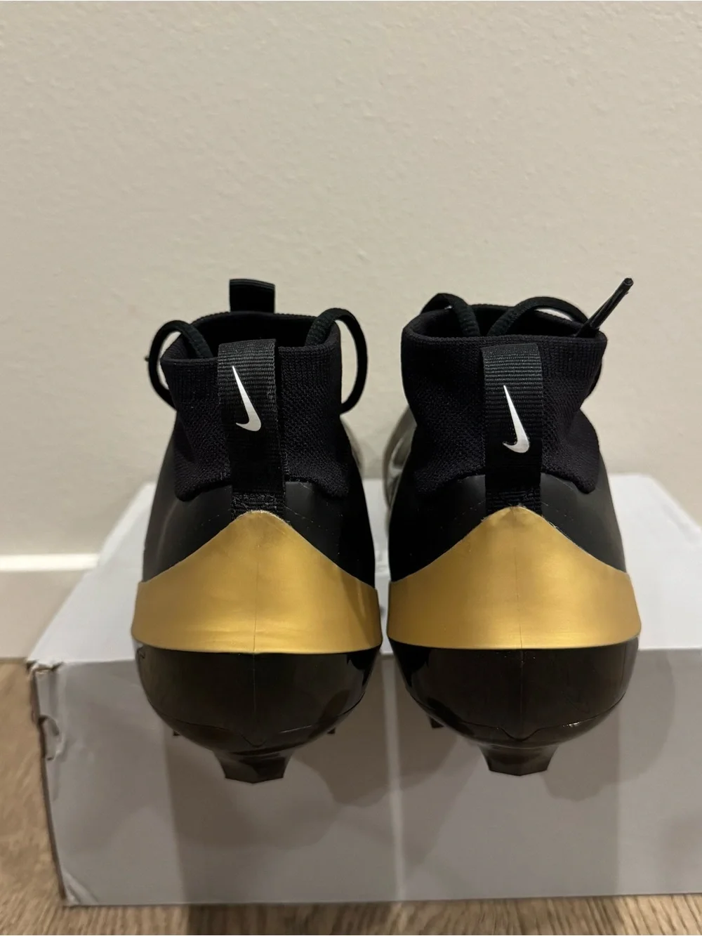 Nike Air Zoom Vapor Pro 1 Football Cleats Black Gold NEW Men’s 11